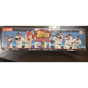 2001 Topps Baseball Complete Set - 790 Cards - Factory Sealed - light box damage