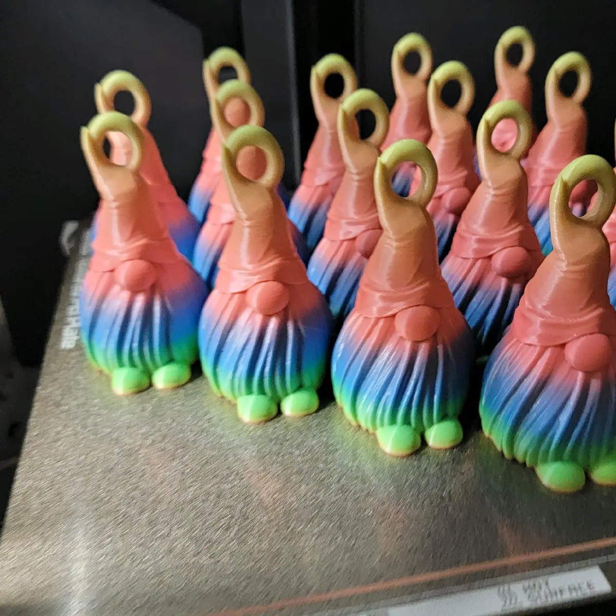 Rainbow Gnome Ornaments for the Holidays!