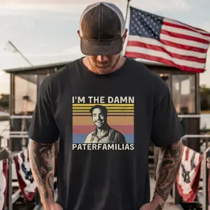 O Brother Where Art Thou Everett McGill I'm The Damn Paterfamilias Vintage Men Unisex T shirt, T-shirt, Sweatshirt , Hoodie