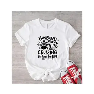 Cozy Cotton Women's Pajama Tops - Plus Size, Round Neck with Cute Letter Print, Soft & Comfortable Sleepwear for All Seasons technoblade merch Casual Collar shirts women brandy melville outfits