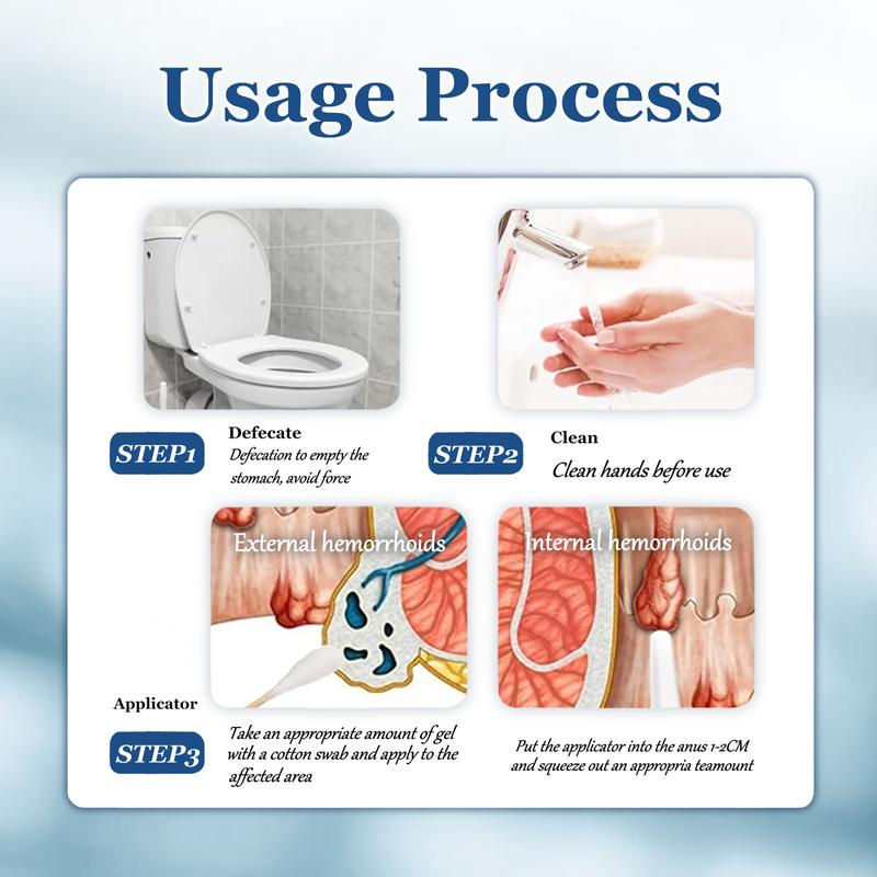 Hemorrhoid Ointment External Use Gentle on Skin Daily Care Perianal Soothing Ointment Natural Formula Non-Sticky 20g