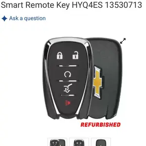2021-2025 Chevrolet Blazer, Trailblazer Smart Remote Key HYQ4ES 13530713