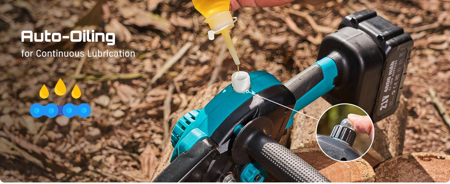 SEESII Mini Chainsaw Cordless, 8 Inch & 6 Inch Electric Chainsaw with 2 Batteries & Auto Oiler, 1000W Brushless Handheld Chain Saw for Tree Branch Wood Cutting, Garden Tools Gift for Men Dad Husband M8 Ace CS800 #NewArrival SEESII Mini Chainsaw Cordless, 8 Inch & 6 Inch Electric Chainsaw with 2 Batteries & Auto Oiler, 1000W Brushless Handheld Chain Saw for Tree Branch Wood Cutting, Garden Tools Gift for Men Dad Husband M8 Ace CS800 #NewArrival