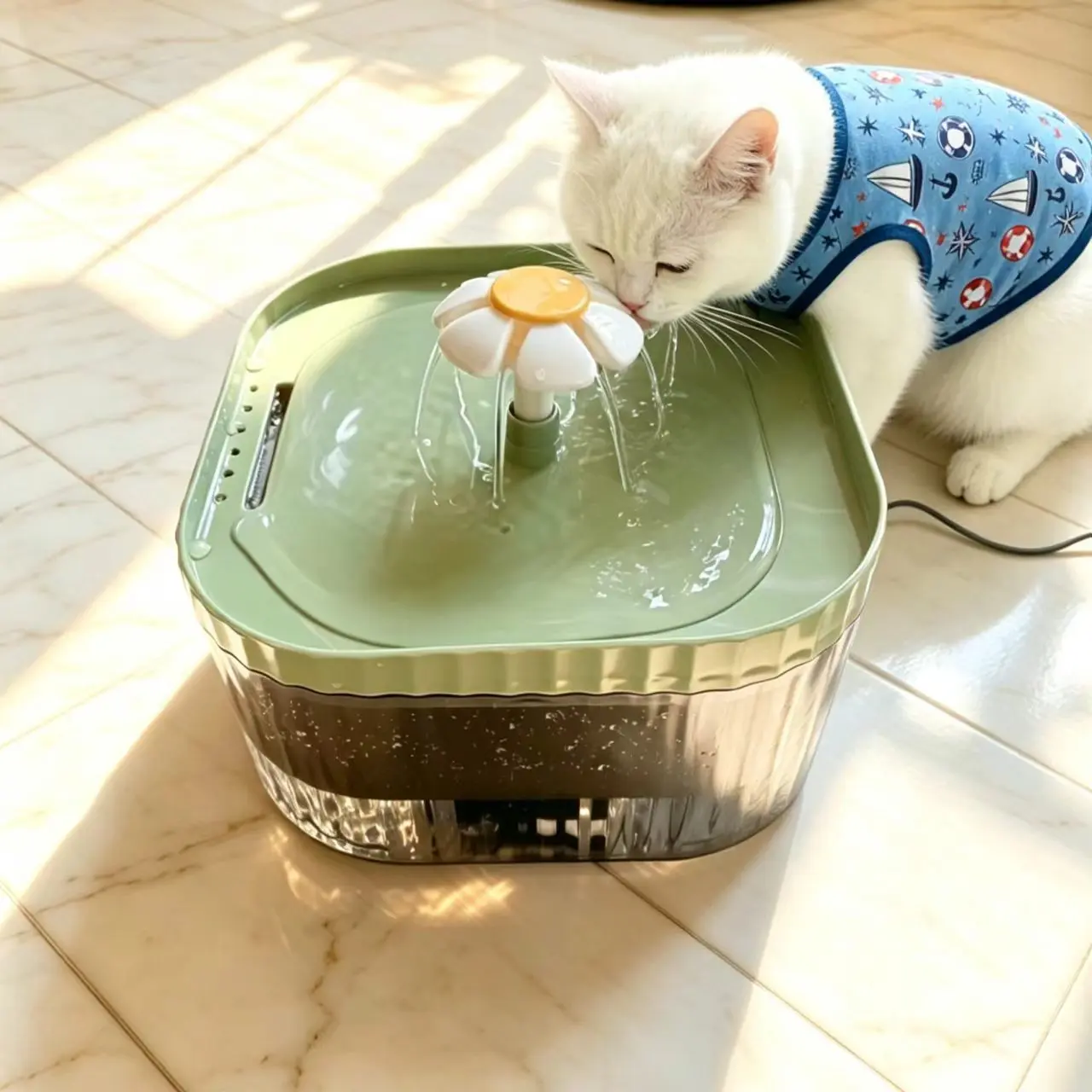 Smart Cat Watering Machine, Automatic Flow Drinking Dispenser, Water Fountain, Pet Hydration Solution, Ideal for Cats & Dogs, Convenient Animal Drinker, Automatic Water Feeder