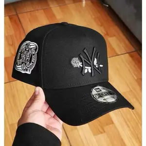 New York Yankees Snapback Cap – 59FIFTY Fitted Style Flat Bill Hat, Black Red Undervisor Design, High Crown Streetwear Fashion, Men Women Urban Outfit Essential, Popular TikTok Sport Look