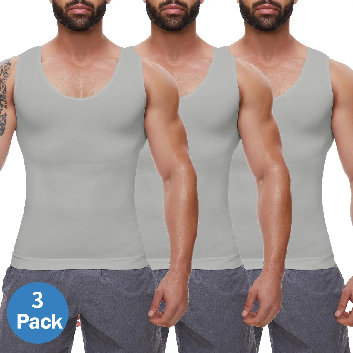 Gray (3 Pack)