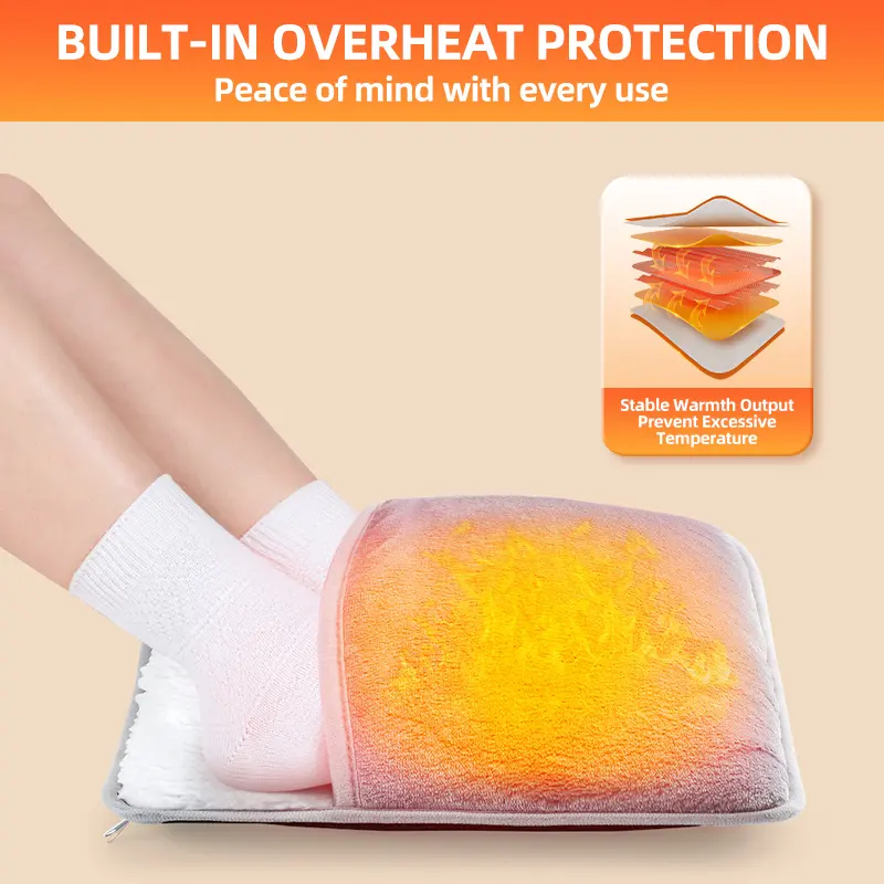 The Perfect Winter Gift! Safe Heated Foot Warmer for Anyone Who Hates Cold Feet, Cold Relief