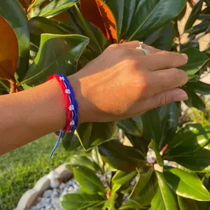 France Flag Friendship Bracelet