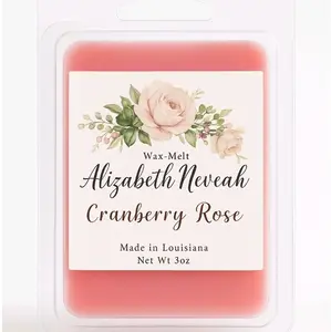 AlizabethNeveah 3oz Clamshell Wax Melts  Scented Candles for Home Decor Long Lasting Fragrance Aromatherapy Cozy Scents Decoration - Coconut