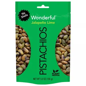 Wonderful Jalapeno Lime No Shell Pistachios, 5.5oz.