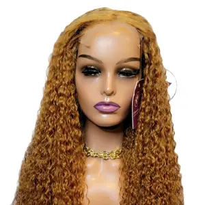 Pixie Curl Color Gold - Long Curly Wig with Natural Look and Vibrant Gold Tone for Stylish Outfits
