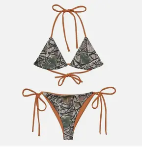 A trendy camo bikini set, perfect as a summer gift or for the beach.