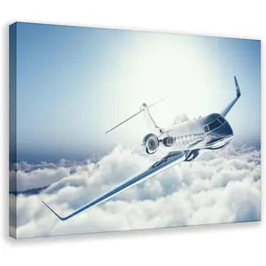 Modern Aviation Airplane Poster Canvas Wall Art Aesthetic Prints Painting Artwork Rooms Living Room Bedroom Kitchen Posters Wall Decoration