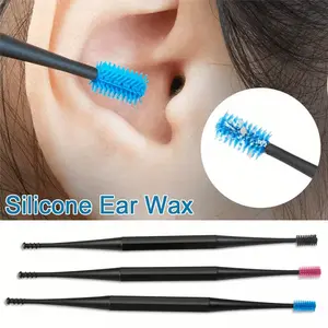 Soft Dual-Head Earwax Cleaner, Ergonomic Handle, Safe and Hygienic, Suitable for Adults and Sensitive Skin, and Options, Earwax Removal Tool