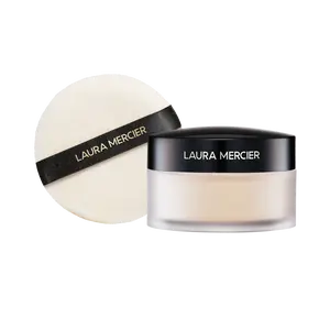 Laura Mercier Translucent Loose Setting Powder Ultra Blur + Velour Puff Bundle - Setting Essentials for Flawless Base