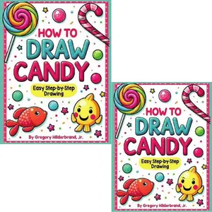 How to Draw Candy  | Easy Step by Step Drawing Tutorial for Beginners, Color Book