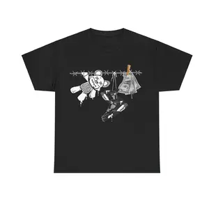 AJ 4 White Thunder 4s Thunder T-Shirt Graphic Design Cotton Cool and Casual Urban Look