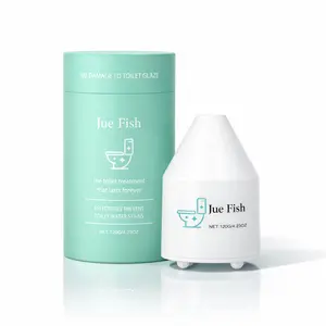 （Buy one, get one free）Jue Fish Pro  , Household Cleaning Solution, Natural Long Lasting   for Hard Water Stains & Rings, Chemical Free Bathroom Cleaning Product, Drop In Tank System