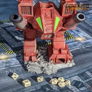 Mech Robot Sci-Fi 3D Printed Dice Tower - Fate's End Collection - Embrace the Power!
