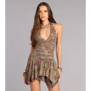 Festival Flirt Paisley Mesh Romper
