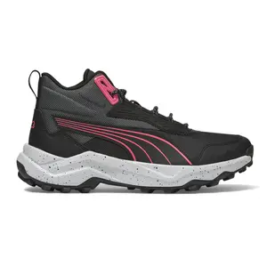 PUMA Womens Obstruct Pro Mid Trail Running Sneakers Shoes - Black