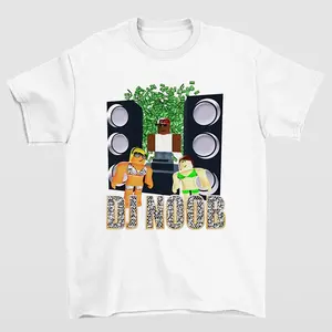 Roblox DJ Noob Iconic Gamer Vibes Funny Video Game Graphic T-Shirt