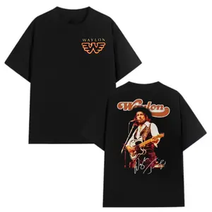 Waylon Jennings Unisex Country Music T-Shirt, Perfect Gift for Fans, Trendy 2-Sided Apparel for Men and Women, Live Collection Singer Tee
