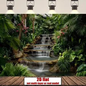2D Flat Banner, Natural Style Background Props, Polyester Decor for Home, Room, Wall, Party Backdrop, Outdoor Garden Parties, Photo Backdrops, Multiple Sizes Available