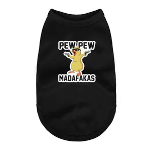 Cool Pet Vest with Pew Pew Pattern, Stylish Dog & Cat Apparel, Comfortable Fit for Daily Use, Perfect Gift for Animal Lovers