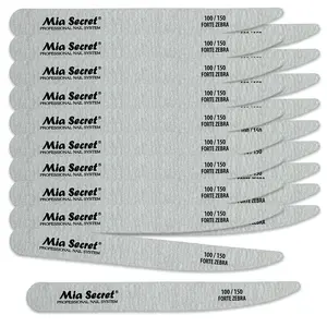 Forte Zebra Slim Nail File 100/150 50 Pack