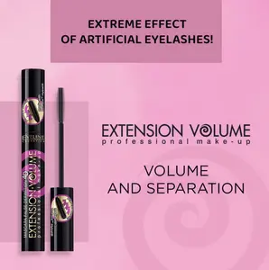 Eveline Cosmetics Extension Volume 4D Extreme Volume and Separation Mascara