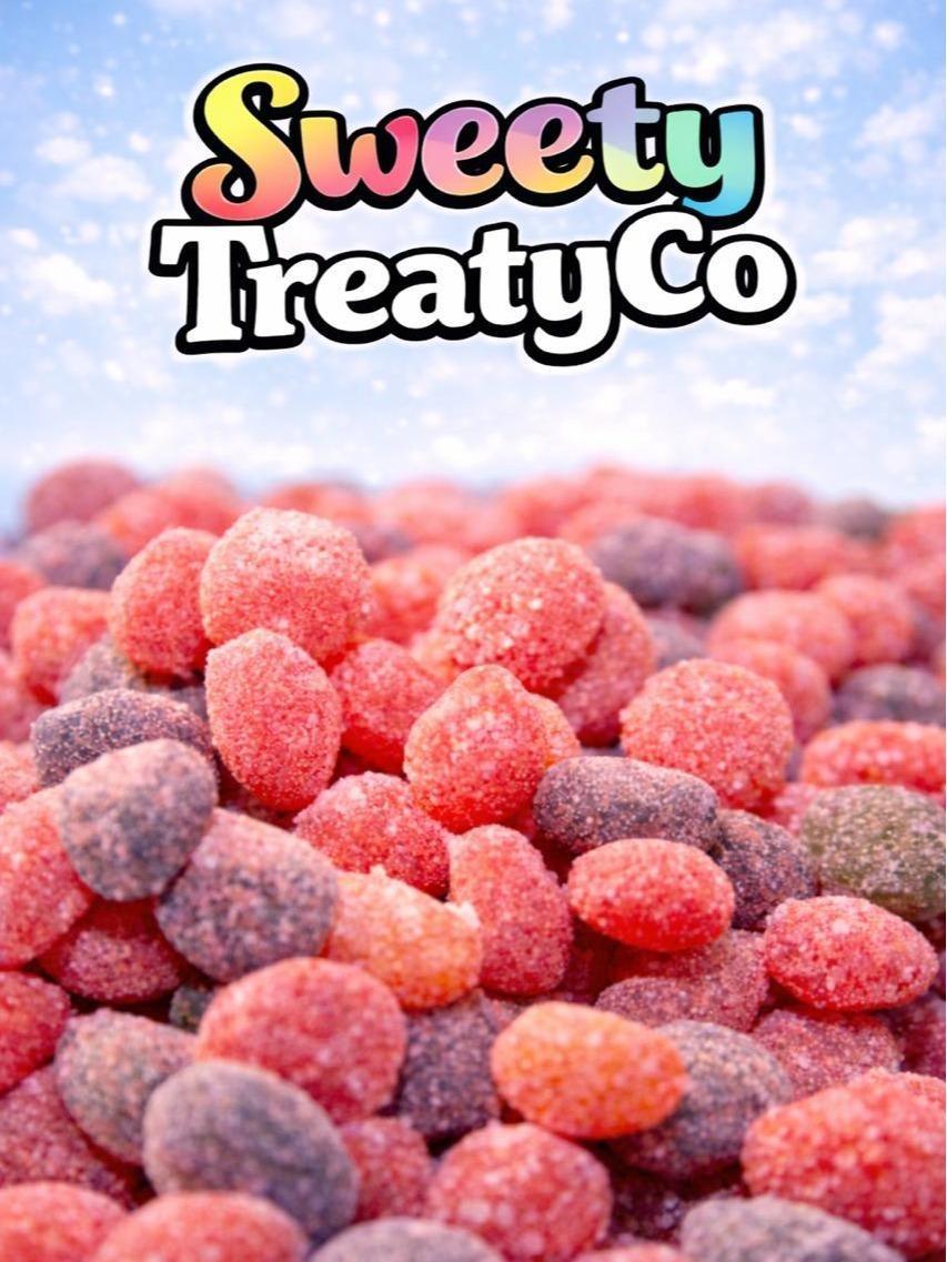 Sweetytreatyco Sour Wild Cherry Gusher Bursts 6OZ Viral Candy - Sweet & Sour Fruit Snack