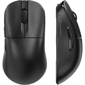 xMagic-Refiner AJ199 Lightweight  Gaming ,Tri-Mode(2.4G/Wired/BT),24K DPI,PAW3311 Optical Sensor,1000Hz Polling Rate,600mAh,49g  Mice for Mid-Large Hands-Black