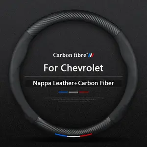 For Chevrolet Aveo Bolt Onix Cruze Spark Cavalier Colorado Lacetti Trailblazer Silverado Tahoe Traverse Car Steering Wheel Cover