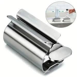Stainless Steel Toothpaste Squeezer, Bathroom Use Only, Effortless Dispensing, Hygienic Design, Ideal for Daily Oral Care