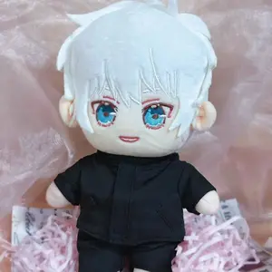 2026 new 20cm Anime Ryomen Sukuna Gojo Satoru Cosplay Plush Doll Cartoon Character Soft Stuffed Toy