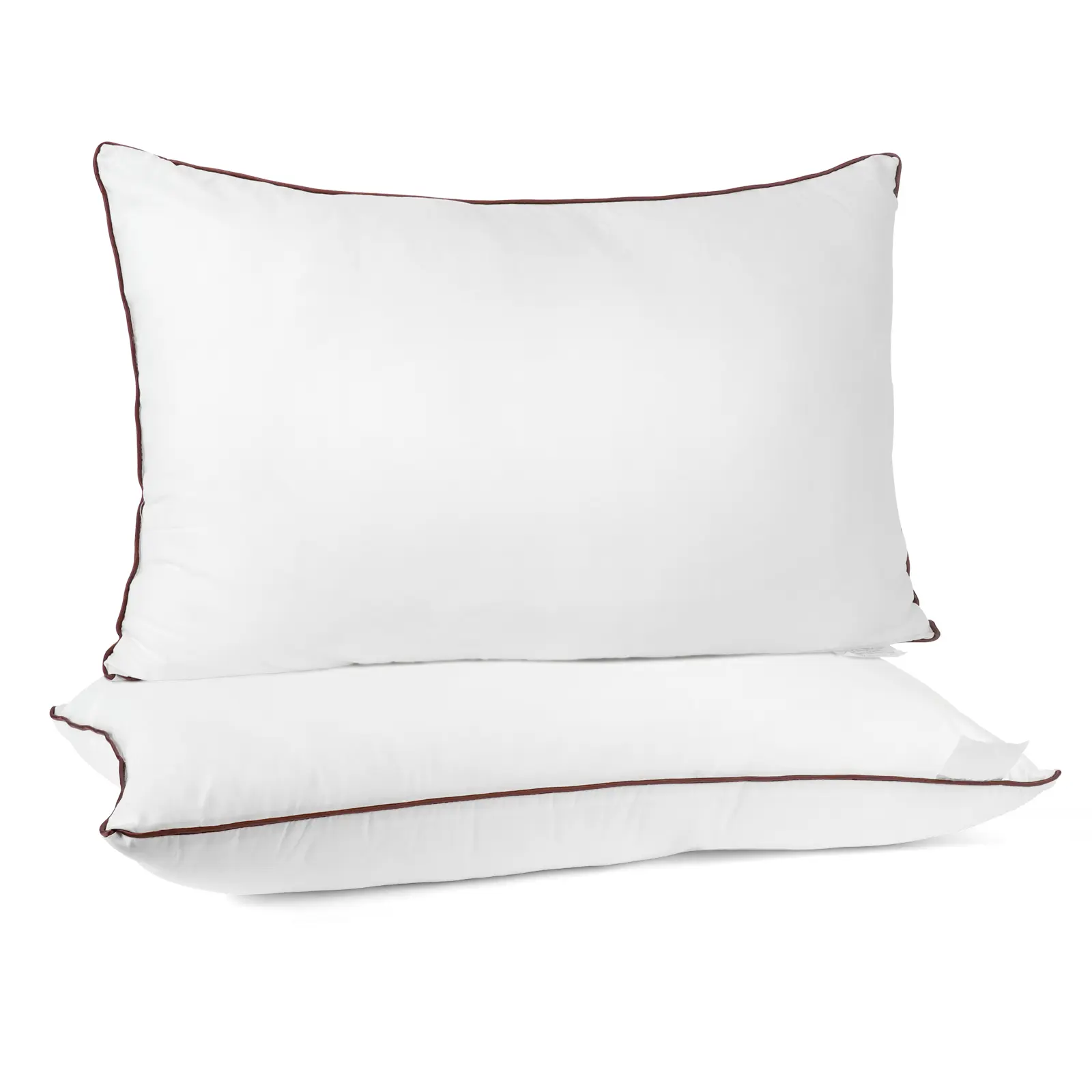Premium Hotel Quality Bed Pillows Set of 2 - Hypoallergenic Microfiber, Soft & Supportive for All Sleepers (Side/Back/Stomach)