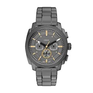 Fossil Men's Machine Chronograph Smoke Stainless Steel Watch