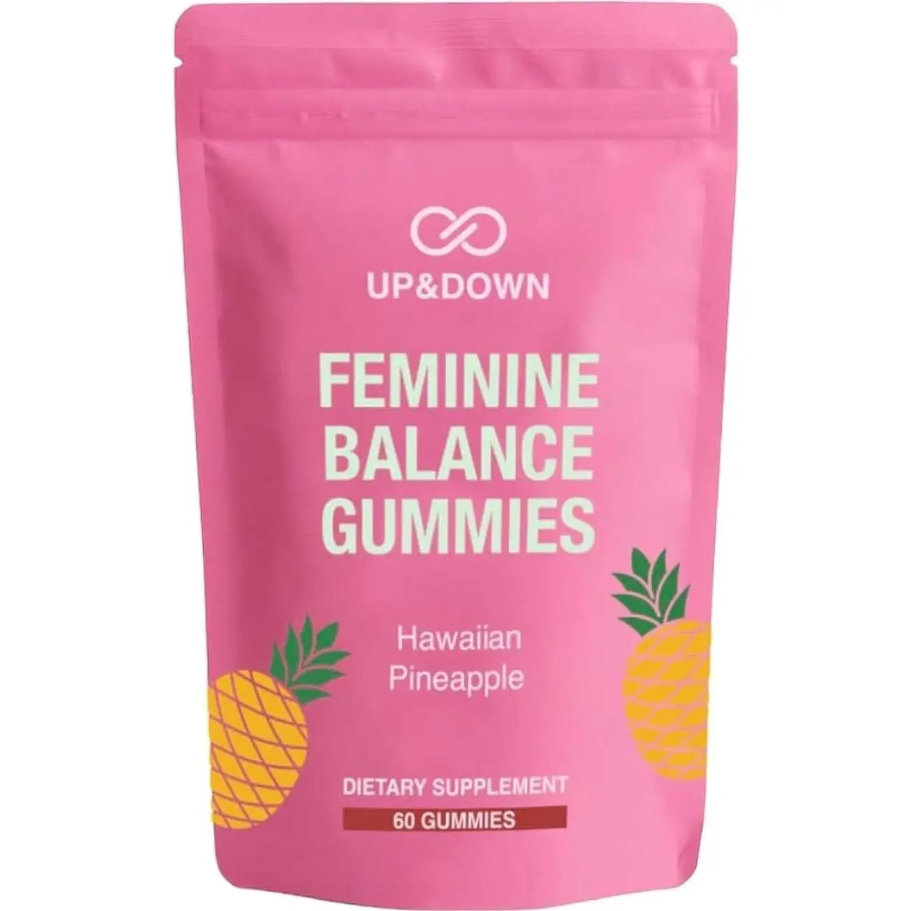 Feminine Balance Gummies for Women , Hormone & Mood Support with Myo-Inositol, D-Chiro Inositol, Folate & Ashwagandha , PMS Relief & Cycle Balance , Vegan Non-GMO Gluten Free , 60 Gummiesundefined