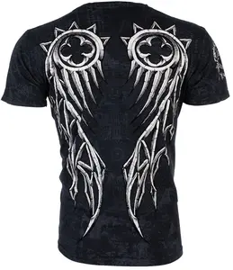 Rebel Saint by Affliction Men's T-Shirt Spiker Dagger