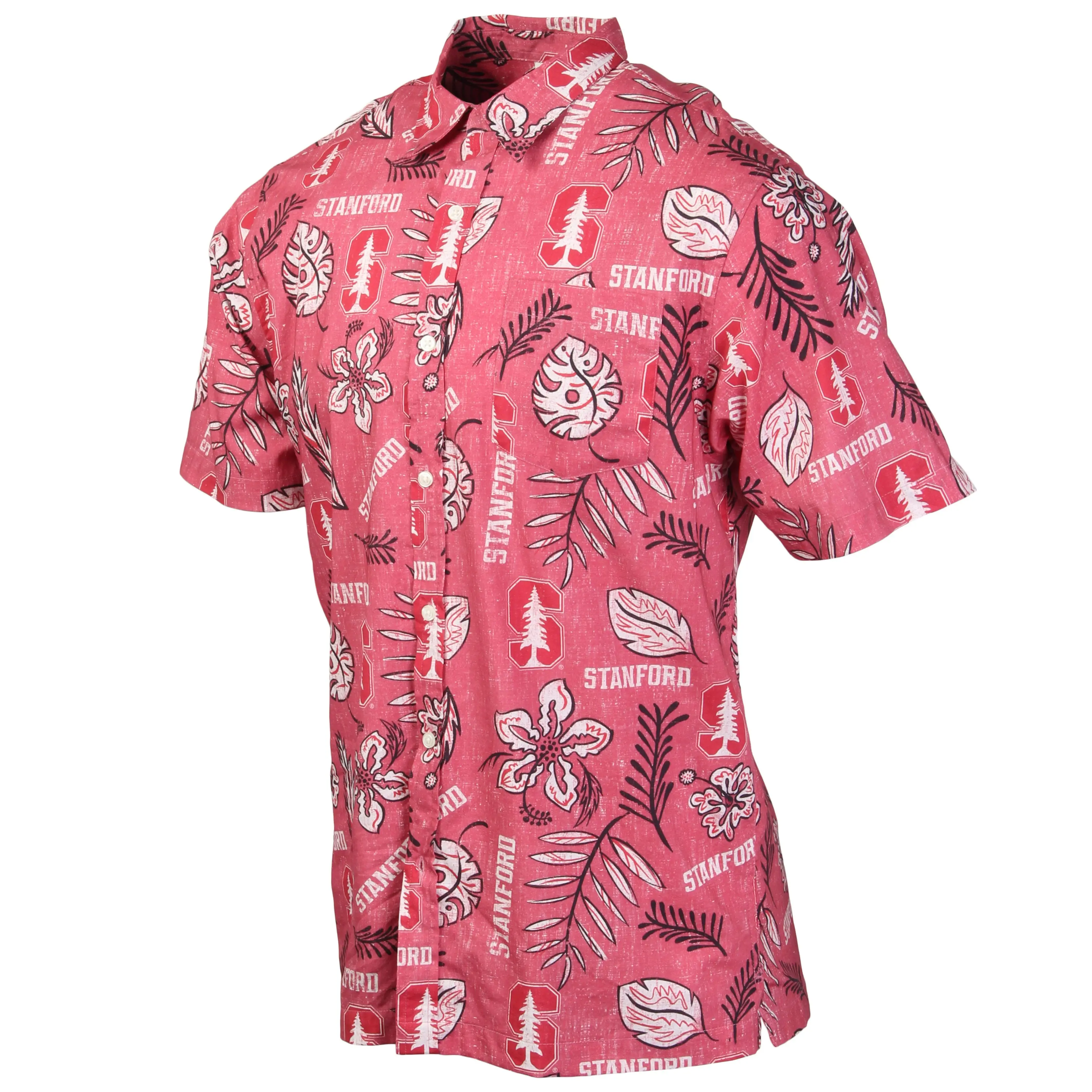 Stanford Cardinal Men's Vintage Floral Shirt