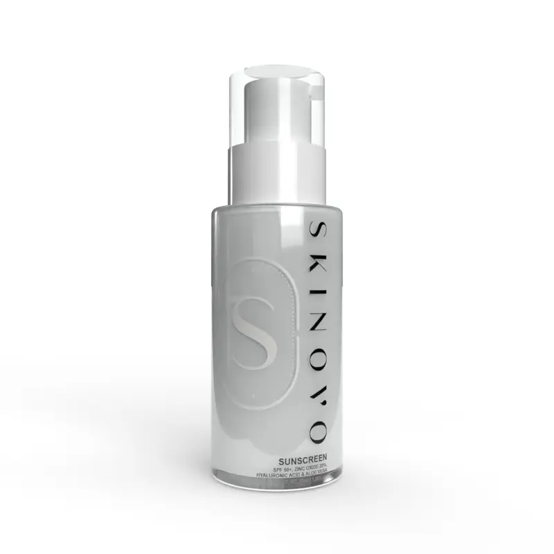 Mineral Sunscreen SPF 50+ Hydrating Face Lotion - Broad-Spectrum Zinc Oxide Protection, Soothing Aloe Vera, Hyaluronic Acid for Daily Hydration and Lightweight, Non-Greasy Finish