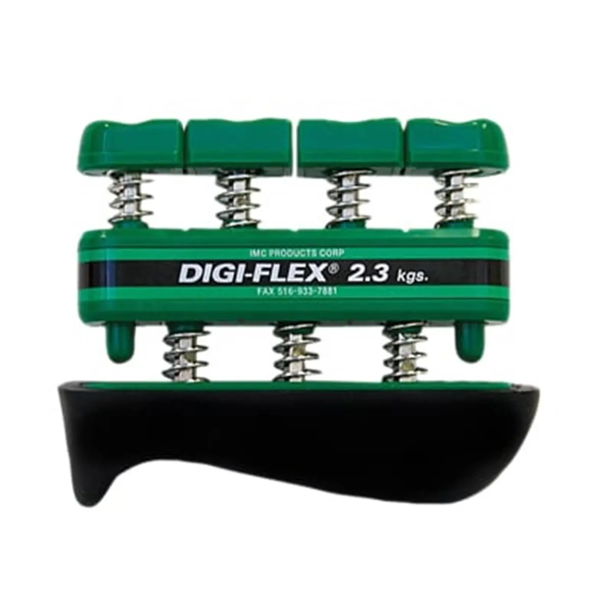 Unisex CANDO Digi-Flex Hand Trainer - Sturdy Adjustable Compact Finger Exerciser for Finger Focus, Functional Isolated Training, Building Hand and Forearm Strength, Developing Coordination, Green Medium