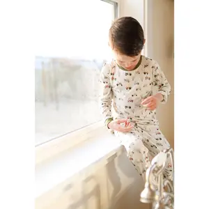 Tiny Tractors 2pc Bamboo Pajamas