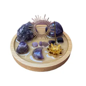 Amethyst incense holder