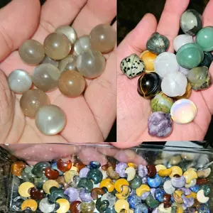 Celestial Crystal Confetti ~ Moon, Star & Planet Carvings | Intuitive Crystal Mix