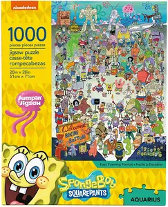 SpongeBob SquarePants Cast 1000 Piece Jigsaw Puzzle SpongeBob SquarePants Cast 1000 Piece Jigsaw Puzzle