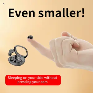 Sleep earbuds designed for side sleepers; small, discreet wireless Bluetooth earbuds with high‑definition sound quality and ANC noise cancellation; suitable for smaller ears; compact, discreet work earbuds. mini invisible headphone blocking fathersdaygift