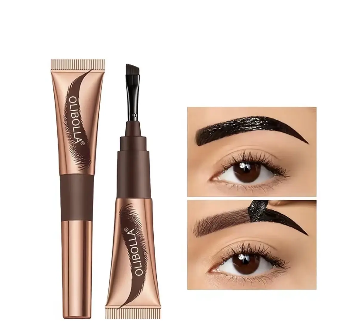Eyebrow Gel Dye, Semi-Permanent Eyebrow Paste, Waterproof Long-Lasting Set Color Brow Liquid, Tear-Off Eyebrow Wax, Eyebrow Tinting Cream, Eyebrow Makeup Products