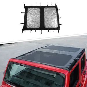 Roof Panel Soft Top Bikini Sunshade Anti-UV Cover for Jeep Wrangler JK 2007-2017 Car Accessories